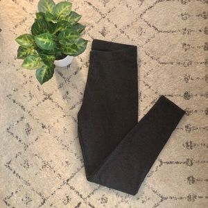 LOFT Thermal Ankle Leggings, Medium Gray
